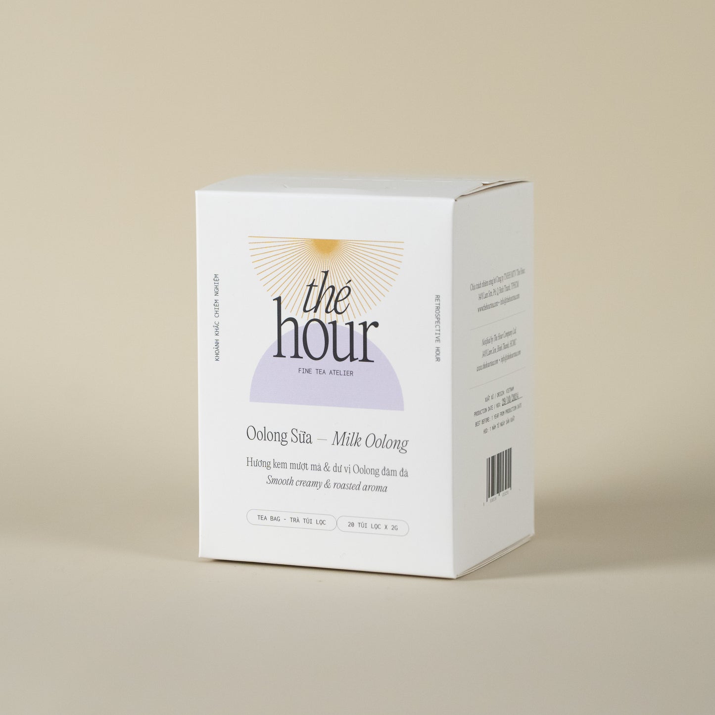 Trà Oolong Hương Sữa dịu nhẹ túi lọc 20x2g (Milk Oolong Tea Bags)