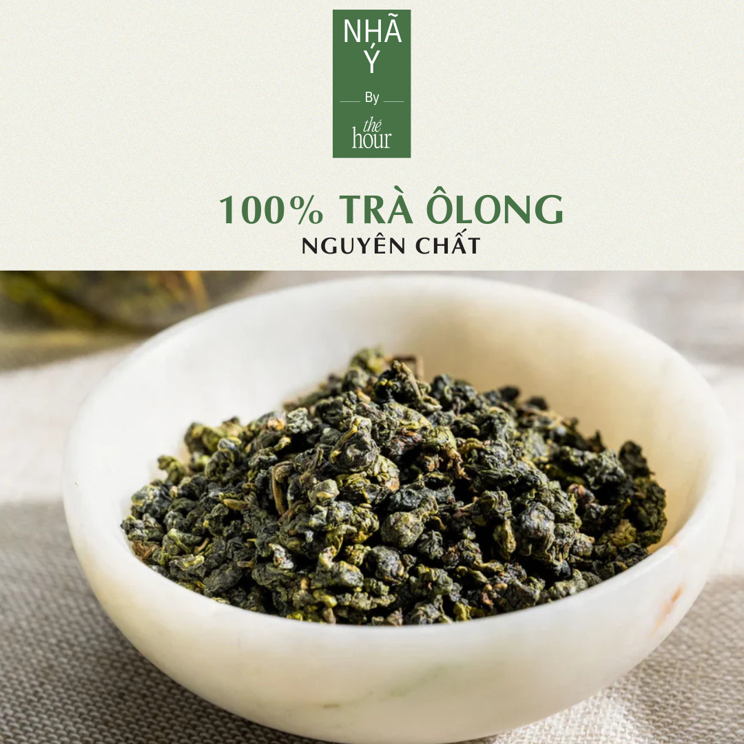 Trà Ôlong Thượng Hạng Nguyên Chất 200g Nhã Ý by The Hour giảm cân an toàn, ngủ ngon