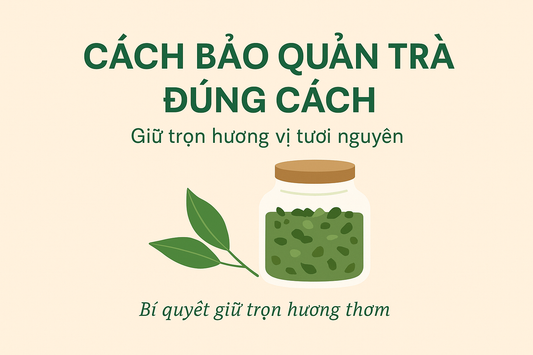 🫙 Cách Bảo Quản Trà Đúng Cách – Giữ Trọn Hương Vị Tươi Nguyên