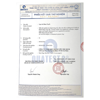 Lục Trà Shan Tuyết