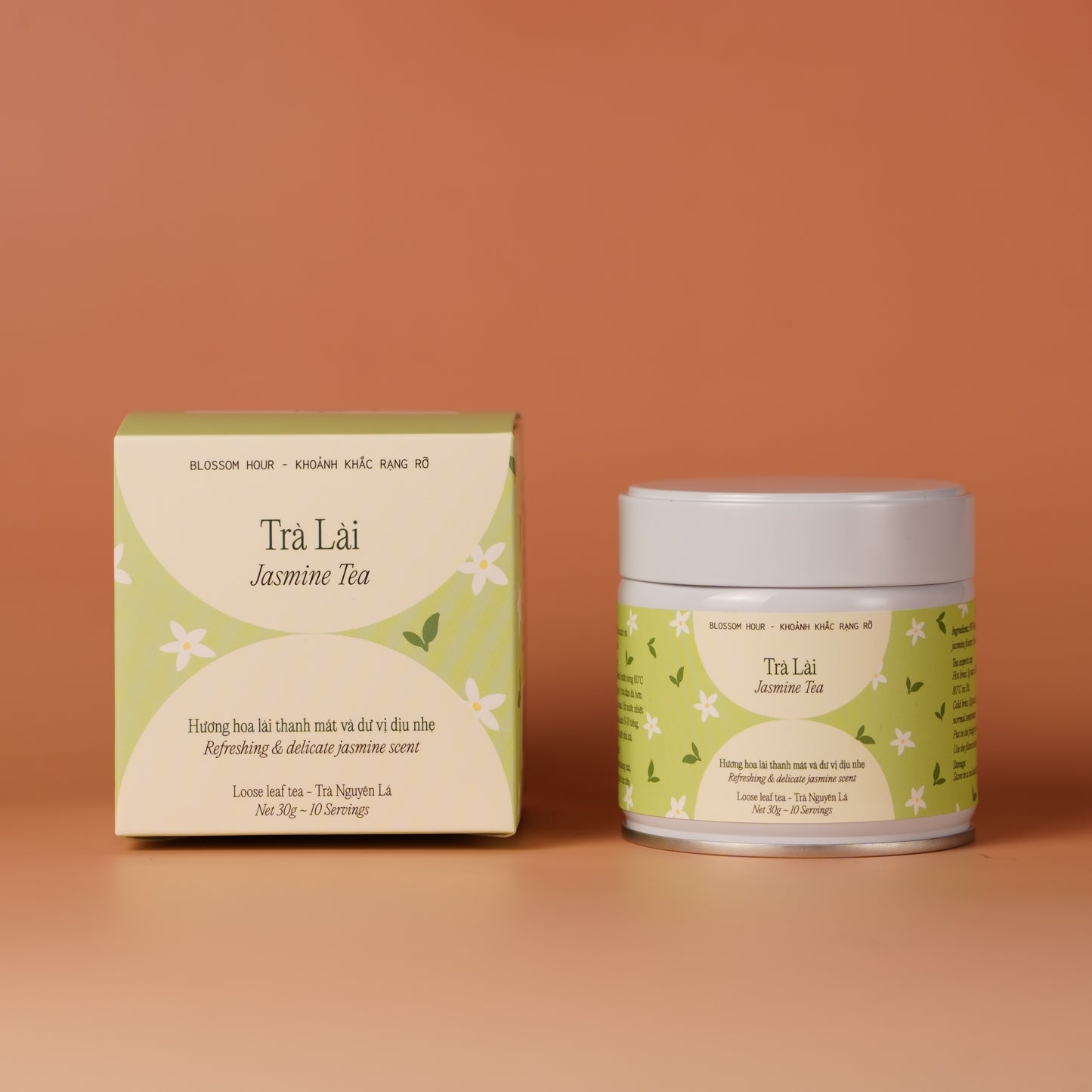 Trà Lài Nguyên Lá – Jasmine Tea Việt Nam | The Hour Tea