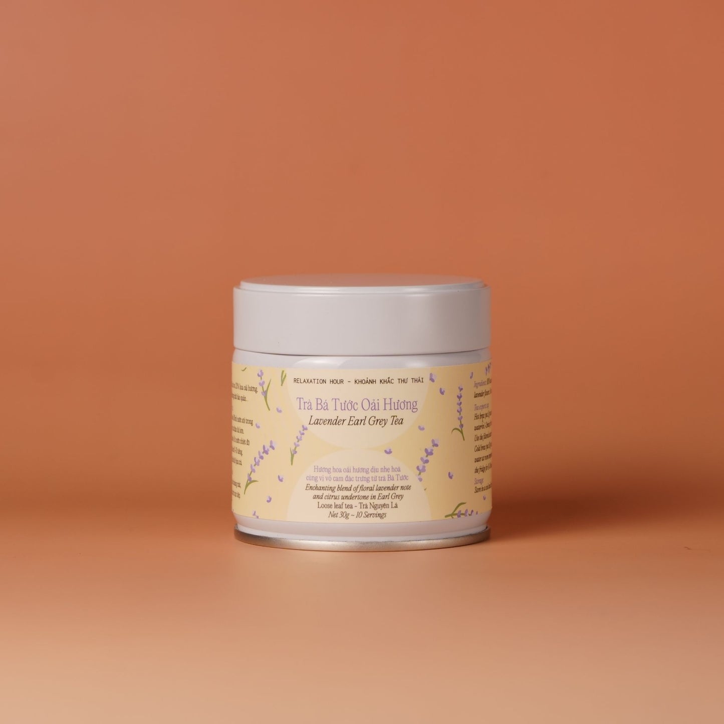 Trà Bá Tước Oải Hương - Bao Bì Mới 30G (Organic Lavender Earl Grey)
