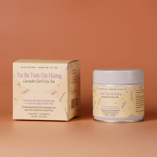 Trà Bá Tước Oải Hương - Bao Bì Mới 30G (Organic Lavender Earl Grey)