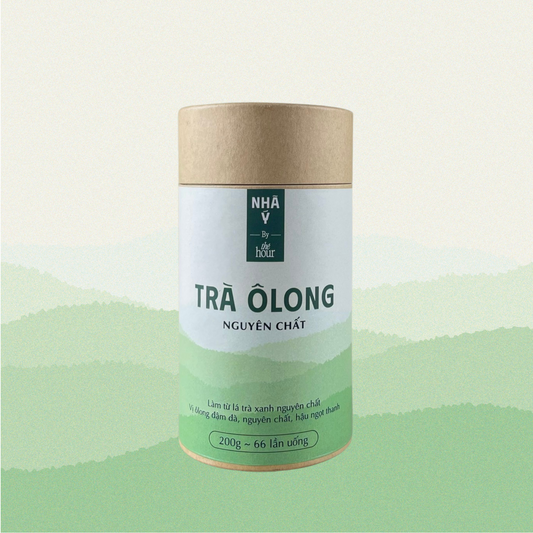 Trà Ôlong Thượng Hạng Nguyên Chất 200g Nhã Ý by The Hour giảm cân an toàn, ngủ ngon