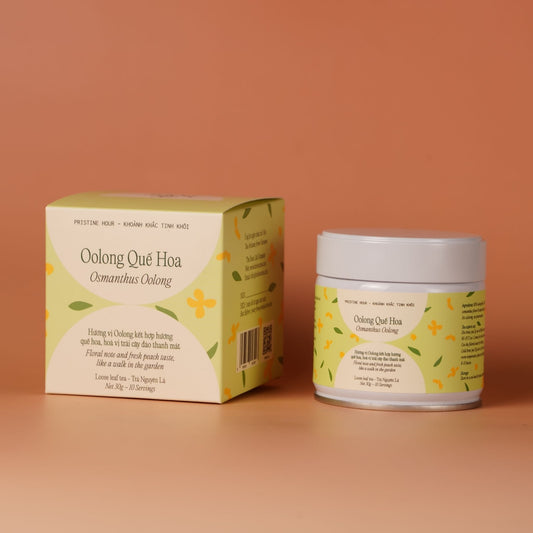 Trà Oolong Quế Hoa - Bao Bì Mới 30G (Osmanthus Oolong)