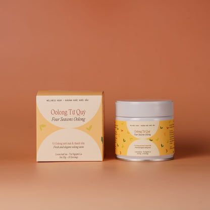 Trà Oolong Tứ Quý - Bao Bì Mới 30G (Taiwan Four Seasons Oolong)